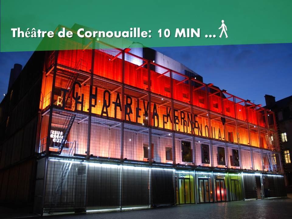 דירות Le Nid 2 Quimper By Nid'Ouest מראה חיצוני תמונה